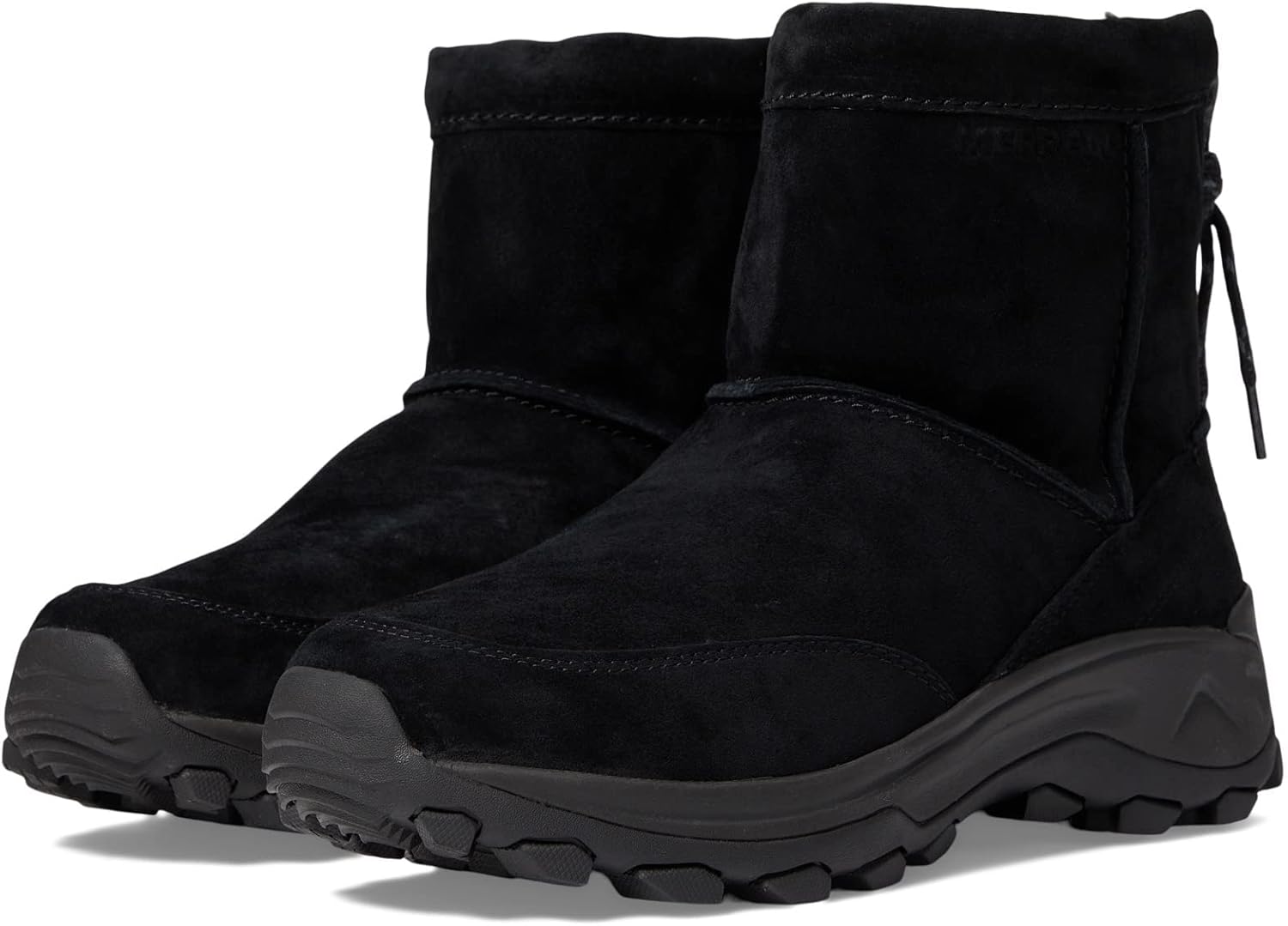Мужские зимние ботинки Merrell на шнуровке, черный