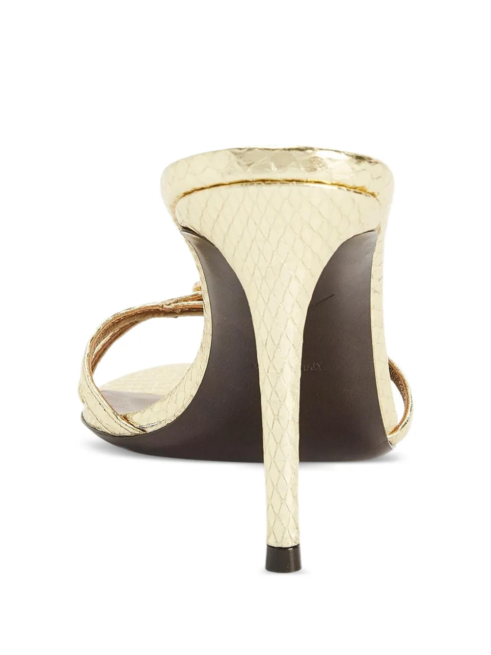 Босоножки Ophelia Buckle 90 Giuseppe Zanotti, золотистый — фото 3