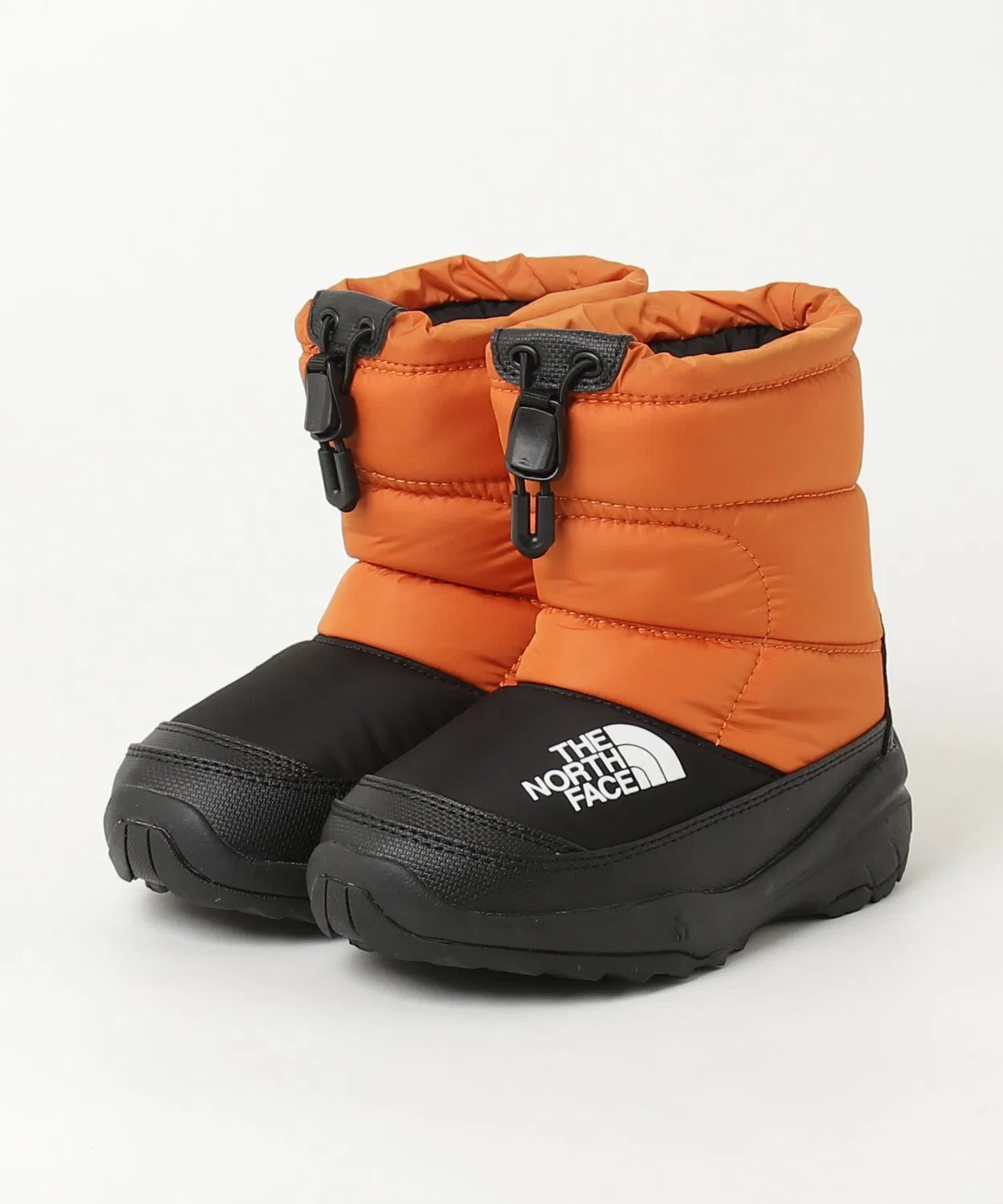Ботинки зимние детские The North Face Nuptse Bootie VII оранжевые