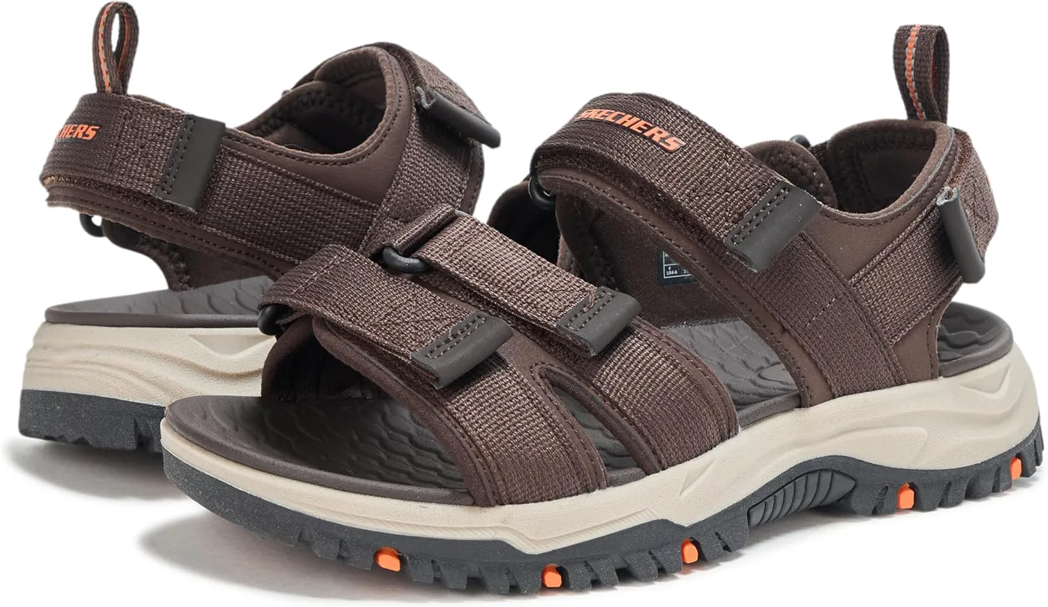 Мужские сандалии Skechers USA Prewitt - Rio с открытым носком и четырьмя ремешками — фото 3