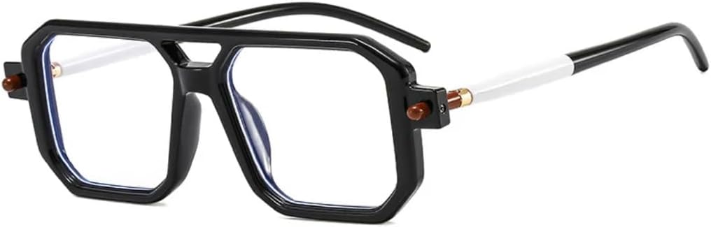 

Солнцезащитные очки с защитой UV400 | Двойная перемычка, градиентные линзы | для женщин и мужчин, для занятий спортом на открытом воздухе и вождения (черно-серый) LXLHWN, Black White Clear