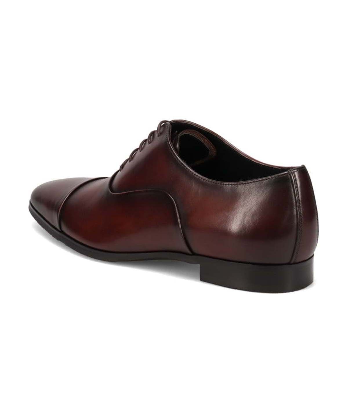 Реабилитационные туфли Madras, туфли Inner Wing Straight Tip Dress Shoes. Madras, Dark Brown — фото 3