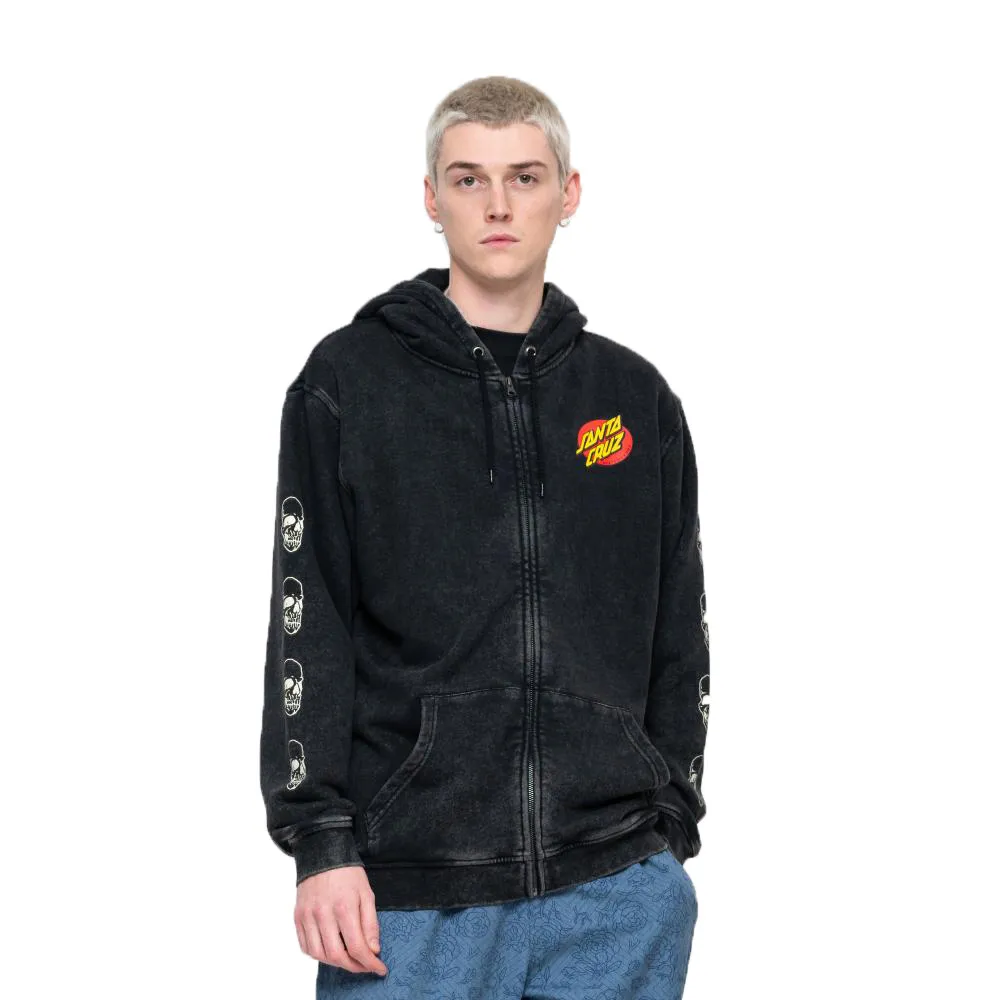 

Толстовка Santa Cruz Street creep hand full zip, черный