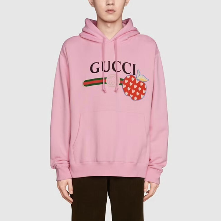 Толстовка мужская Gucci розовая — фото 2