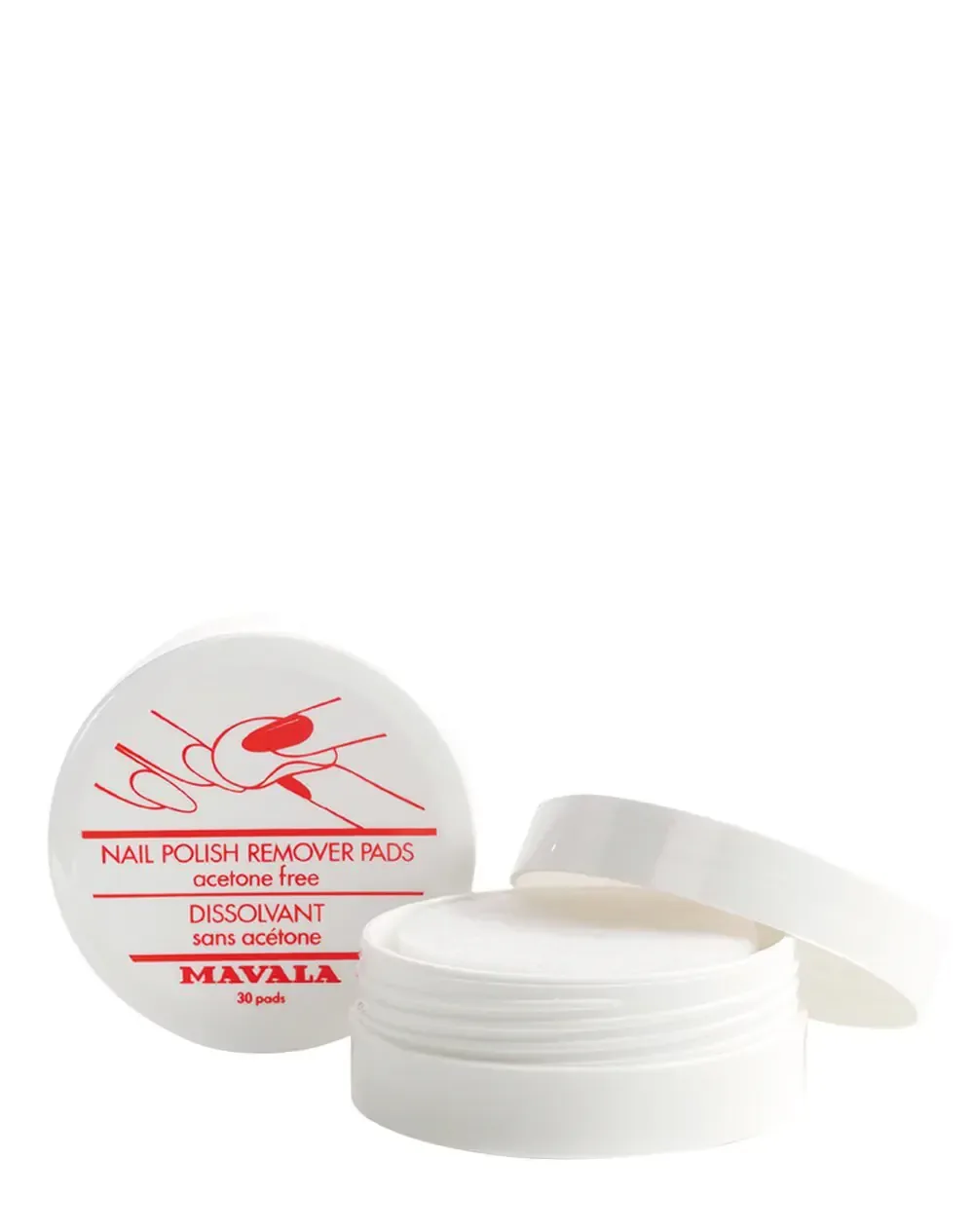 Диски для снятия лака 30 штук Mavala