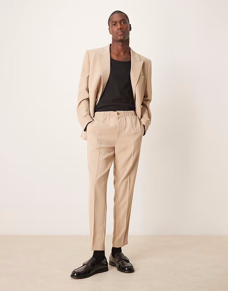 

Зауженные брюки ASOS DESIGN с текстурой камня