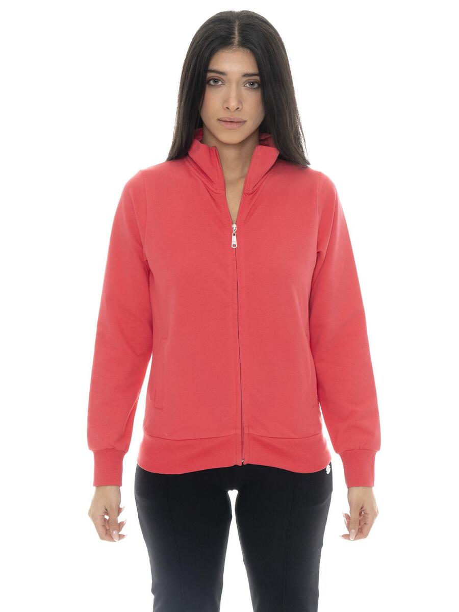 

LEONE 1947 APPAREL Женская толстовка Leone Basic с воротником и молнией