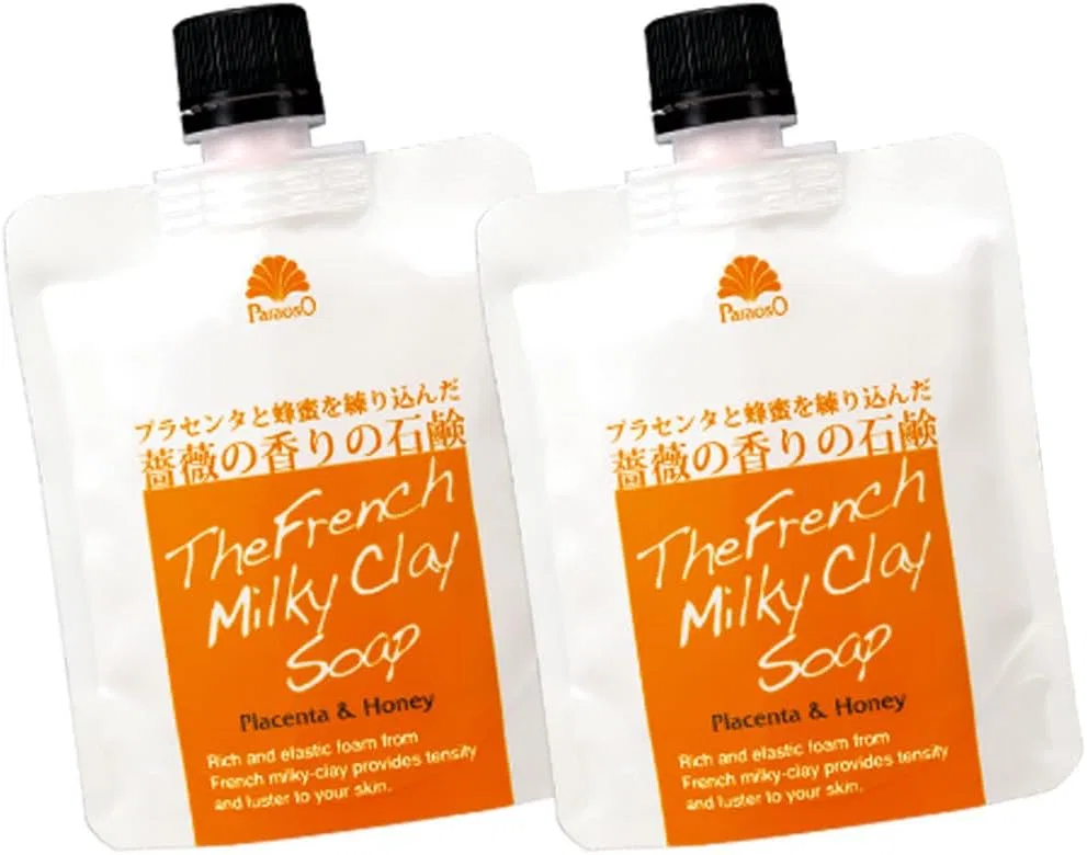 Мыло розовое с плацентой и медом Palaoso French Clay Soap, 110 г, 2 шт