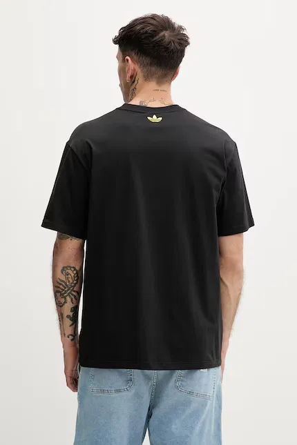Футболка с принтом T-shirt Adidas Originals, черный — фото 3