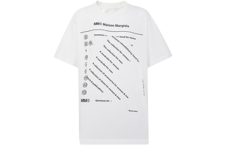 

Футболка женская белая Mm6 Maison Margiela