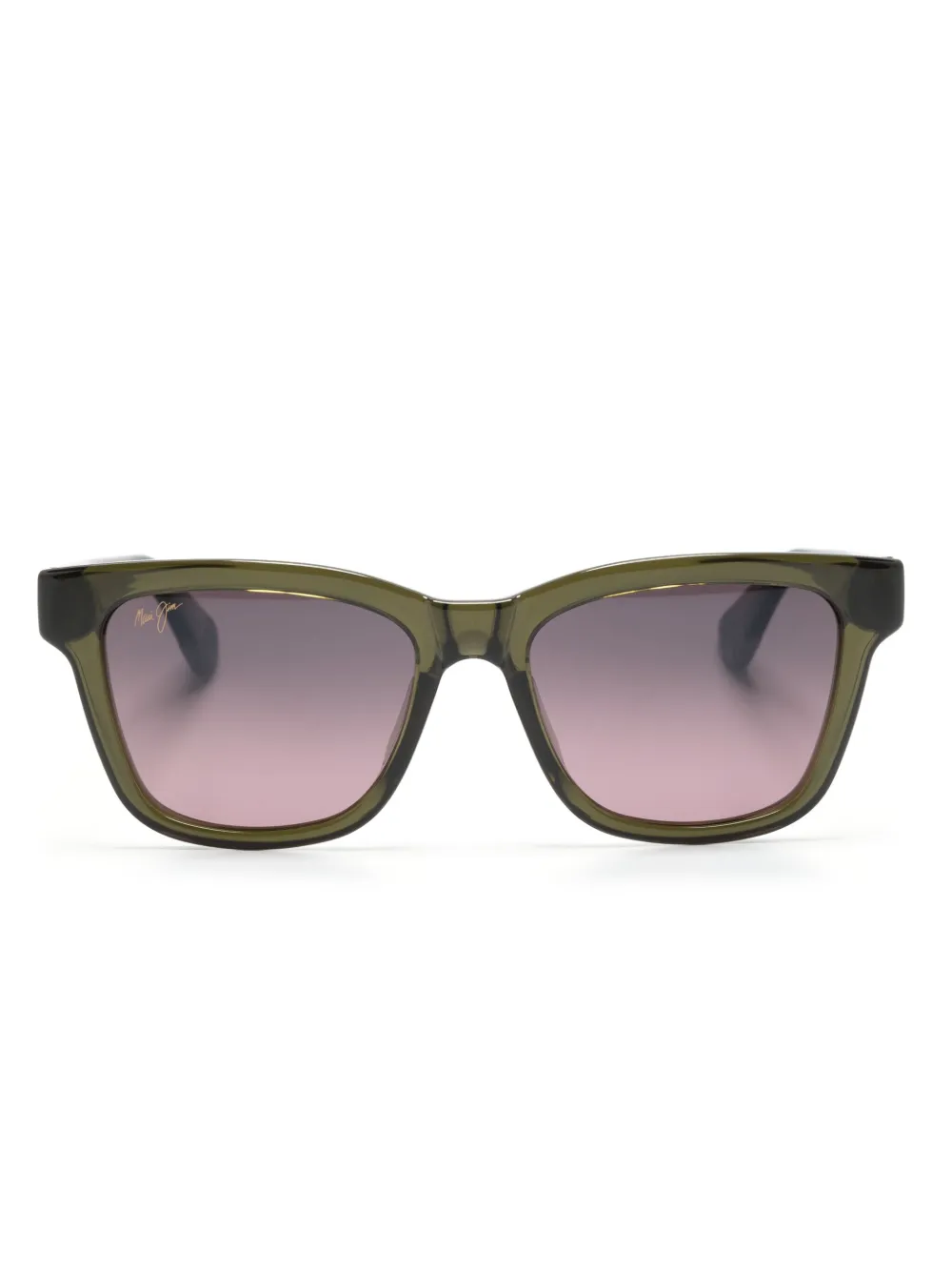 

Солнцезащитные очки Hanohano в квадратной оправе Maui Jim, зеленый