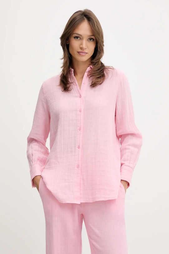 

Хлопковая пляжная рубашка Melissa Odabash, розовый