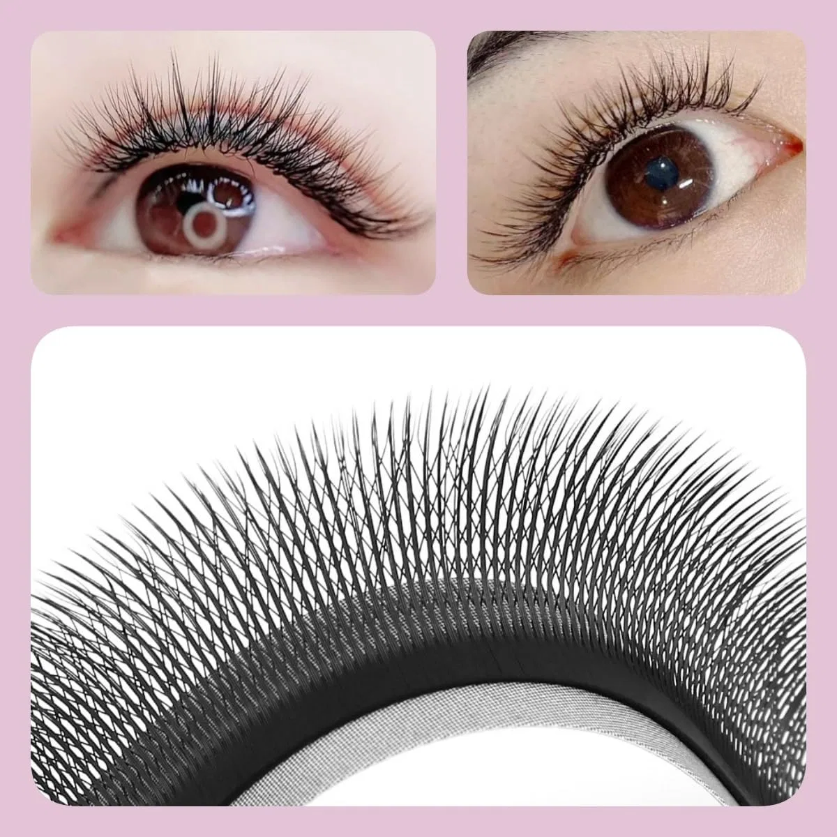 Ресницы 3D Clover ME.LASH B Curl 0.05 мм 9 ммx3 — фото 4