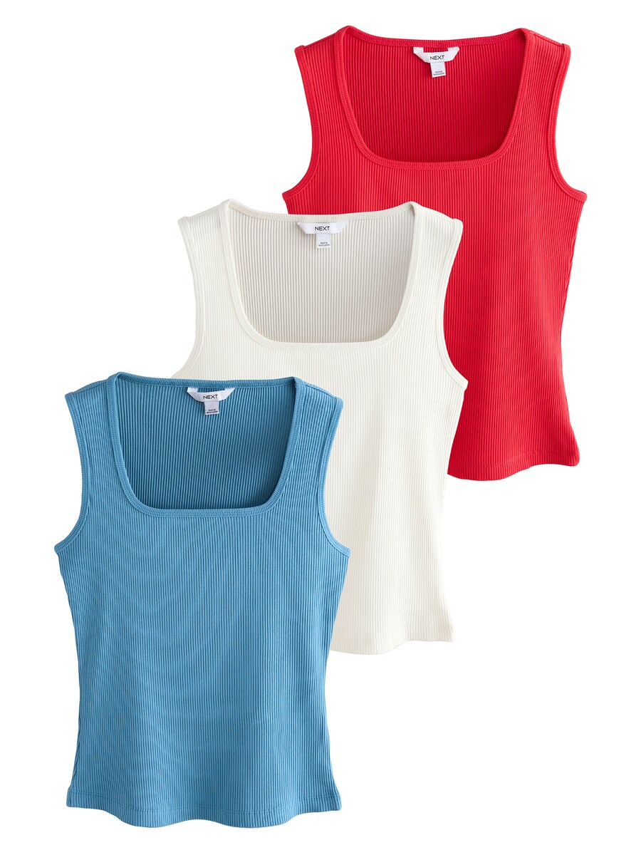 

Топ Next, цвет Dusty blue/Red/White