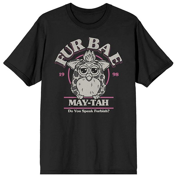 

Футболка с принтом Men's furby do you speak furbish Licensed Character