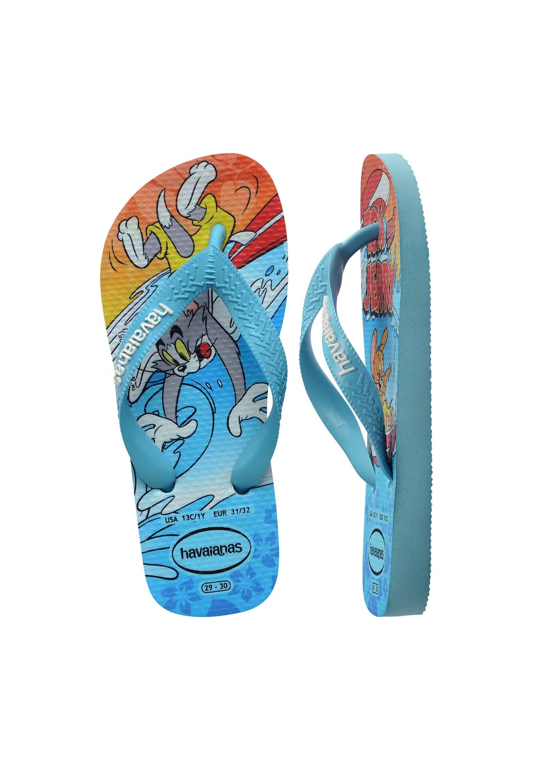 Сандалии Havaianas Top Warner синего цвета — фото 3