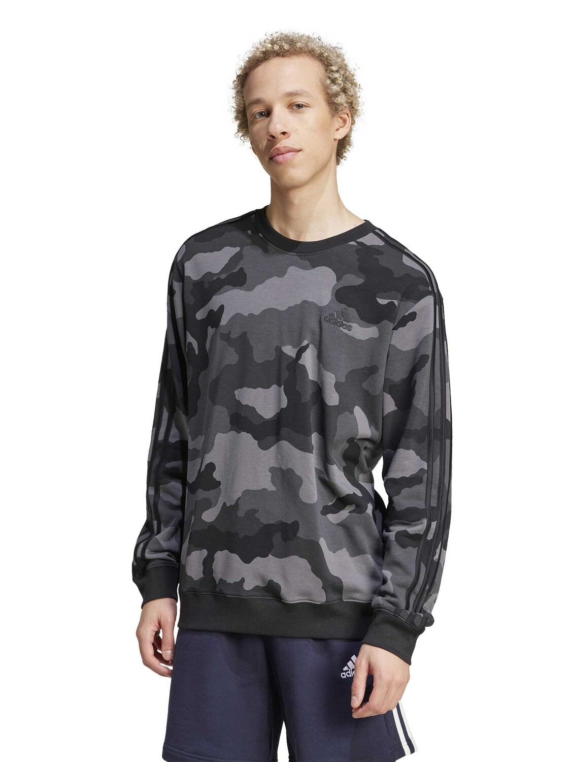 

Блуза Adidas Sportswear Seasonal Essentials Camouflage Sweatshirt, черный