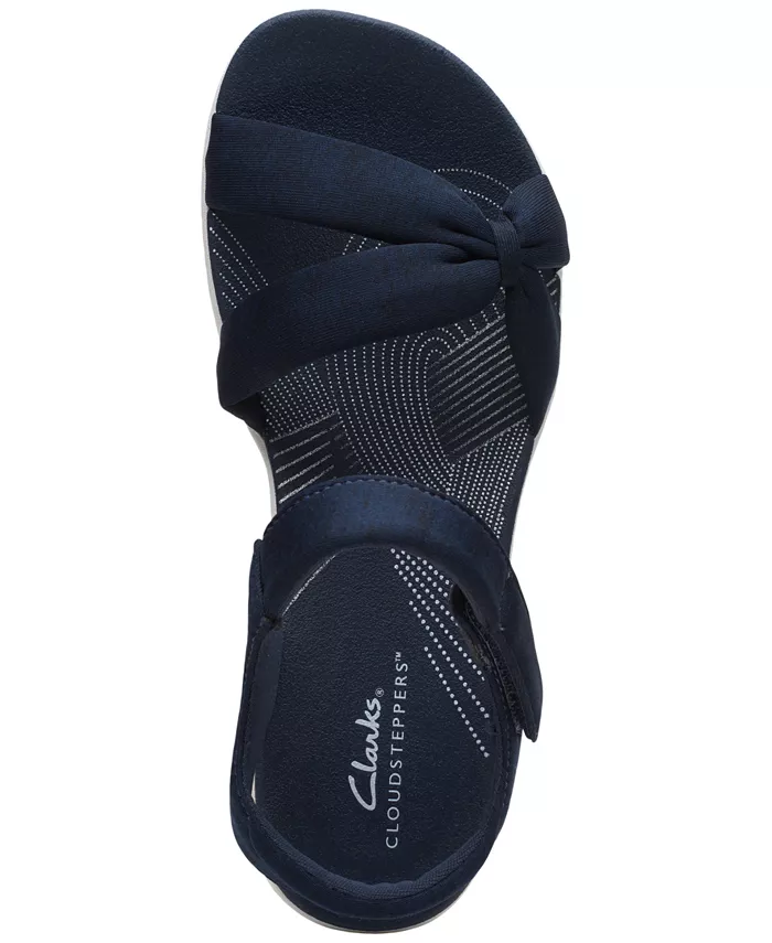 Женские спортивные сандалии Cloudsteppers Arla Shore с ремешками Clarks, синий — фото 4