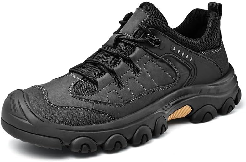 

Мужские походные ботинки для улицы - прочный верх с противоскользящей подошвой, для треккинга и скалолазания Heelvirtuosa, черный