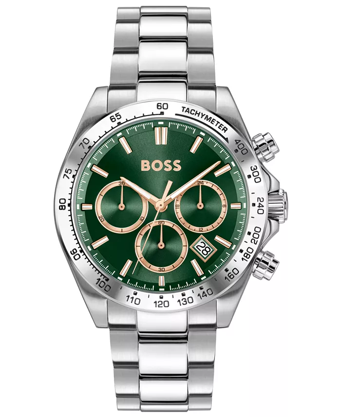 

Мужские часы Hero 2.0 Quartz Fashion Chrono из нержавеющей стали, 44 мм Hugo Boss
