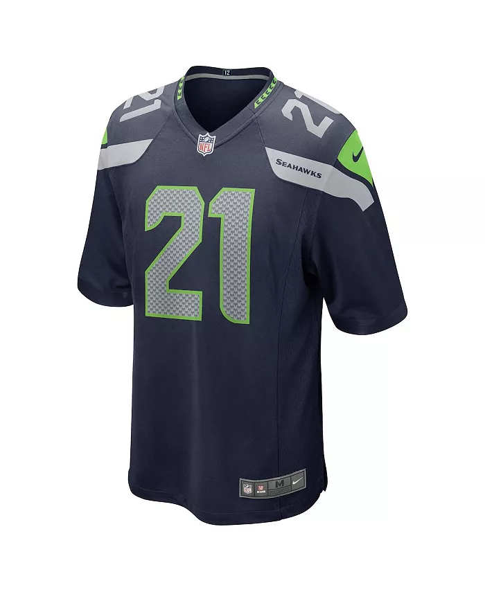 Мужская игровая футболка Devon Witherspoon College Seattle Seahawks, выбор в первом раунде драфта НФЛ 2023 Nike, синий — фото 4