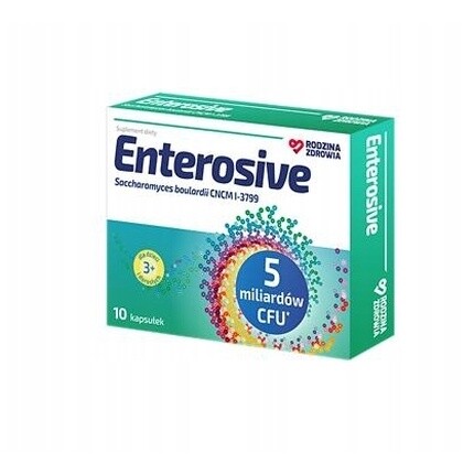 

Enterosive 10 капсул - Пищевая добавка Rodzina Zdrowia