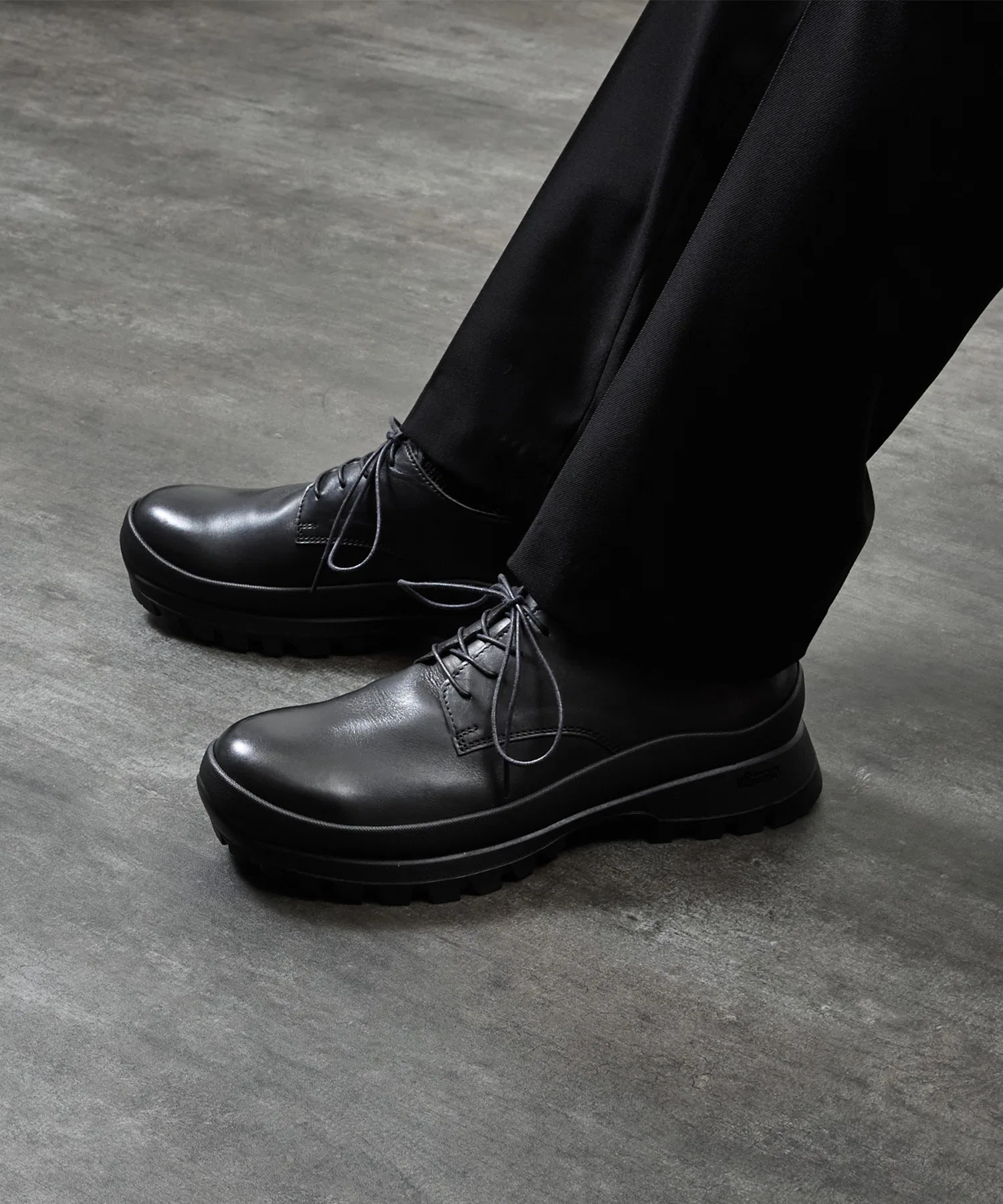 Мужские туфли PADRONE DERBY PLAIN TOE SHOES — фото 4