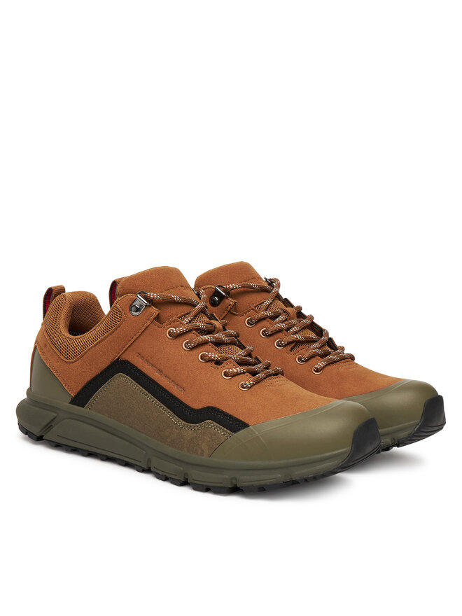 Кроссовки Outdoor Runner Low Wpm FM0FM05655 Tommy Hilfiger, коричневый — фото 2