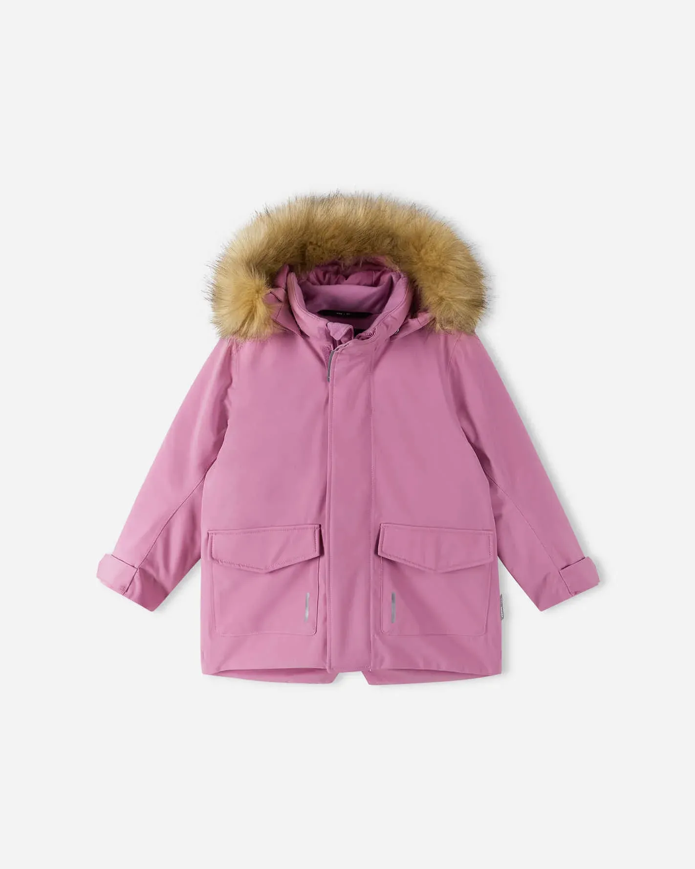 

Непромокаемая зимняя парка для малышей Mutka Reima, цвет Mauve Pink