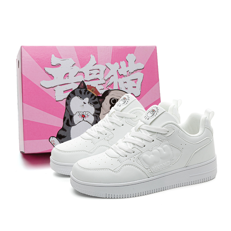 

Supremo Cat Низкие скейтерские кроссовки унисекс белые, цвет White