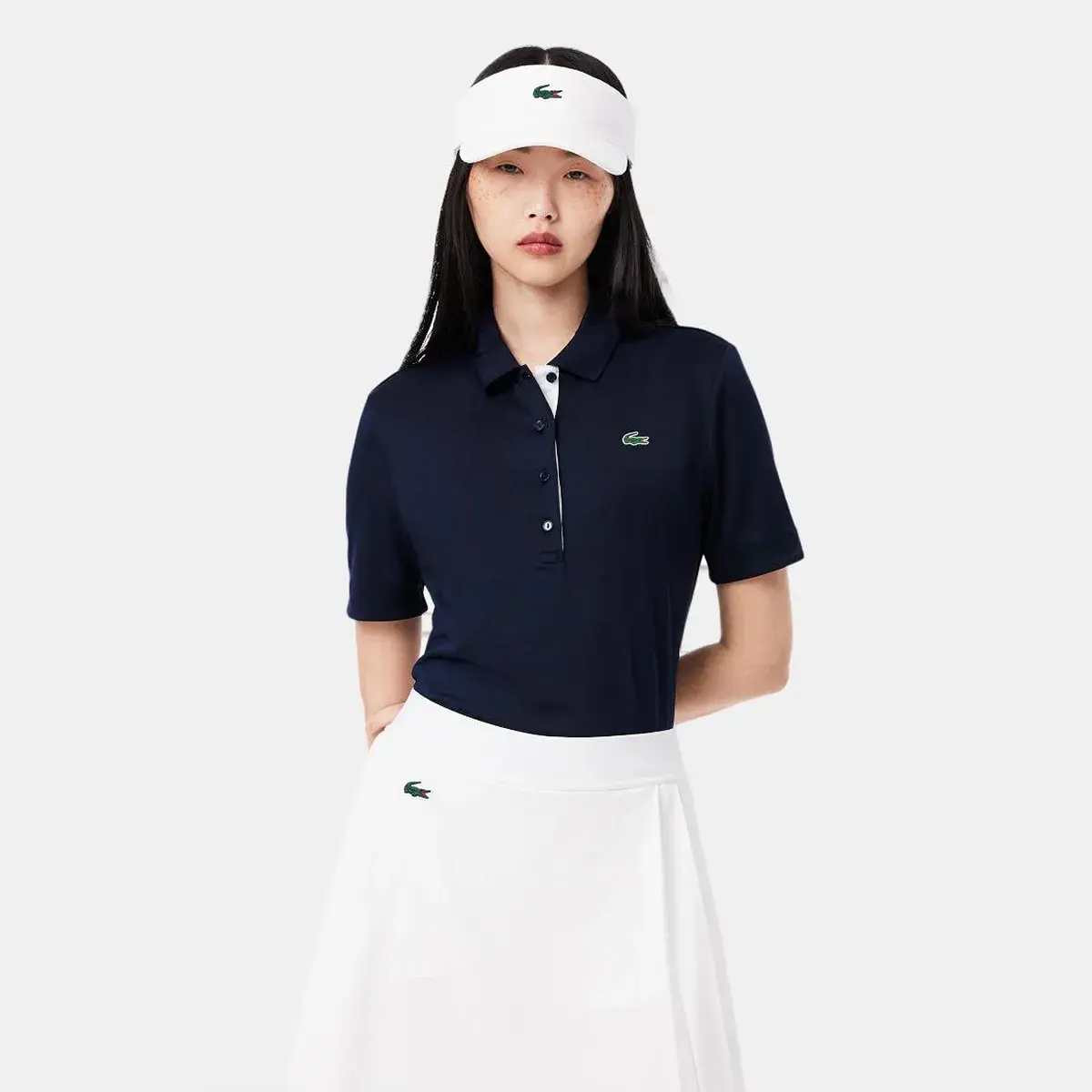 

Женская гольф-поло Lacoste, синий