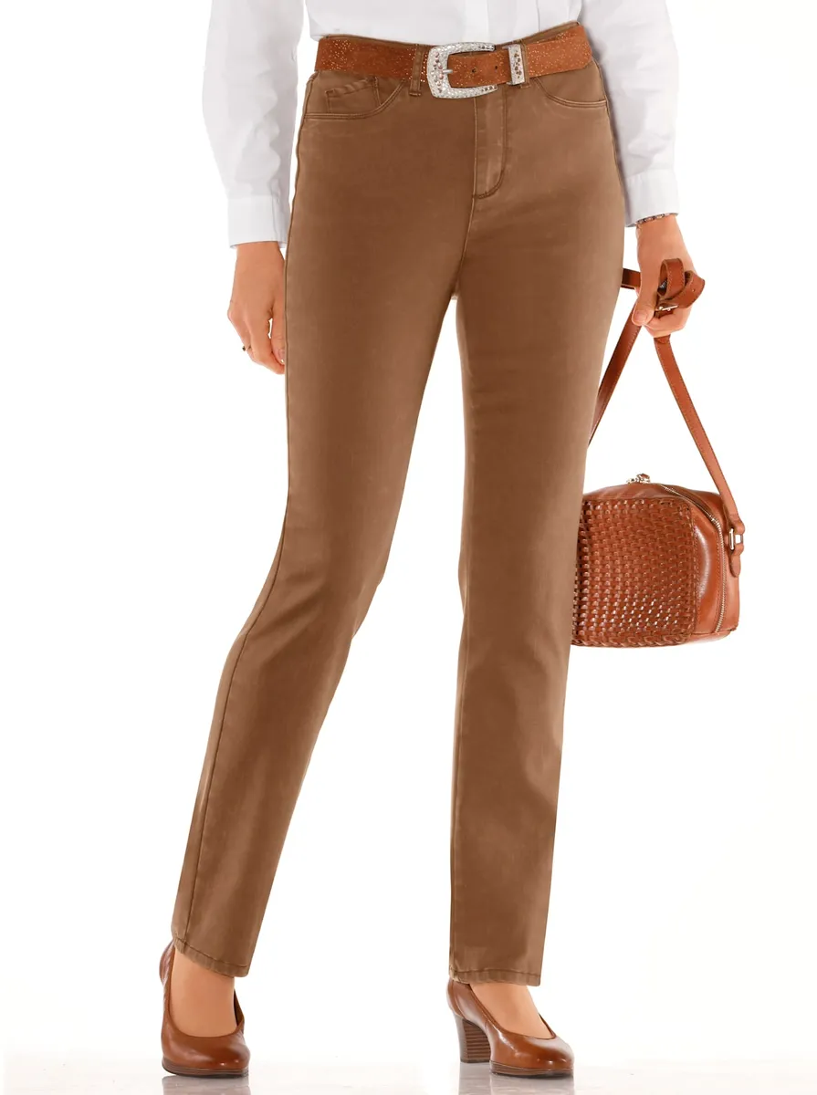 

Удобные джинсы в стиле casual (1 шт.) Casual Looks, коричневый