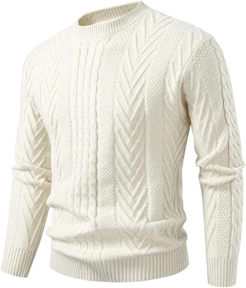 Мужской свитер O-Neck Pullovers Youthful Vitality Slim Fit — фото 4