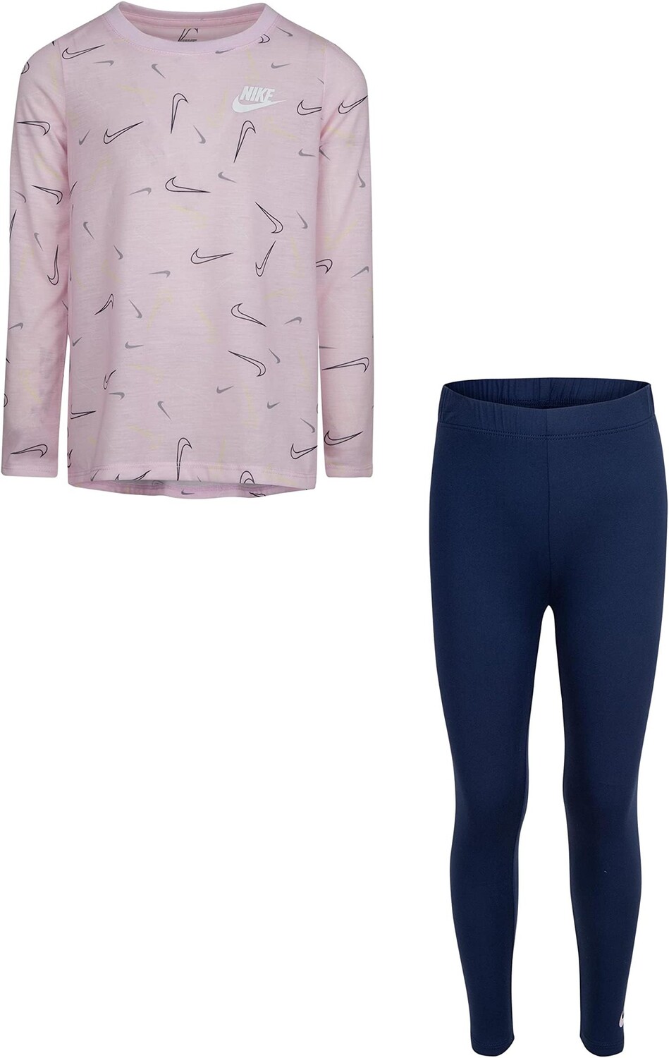 

Детский набор Nike Swooshfetti Leggings Set, цвет Midnight Navy