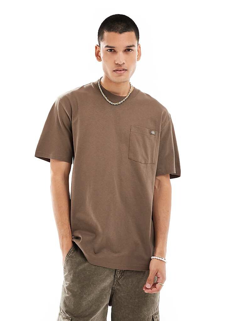 

Коричневая футболка с карманами Dickies Luray