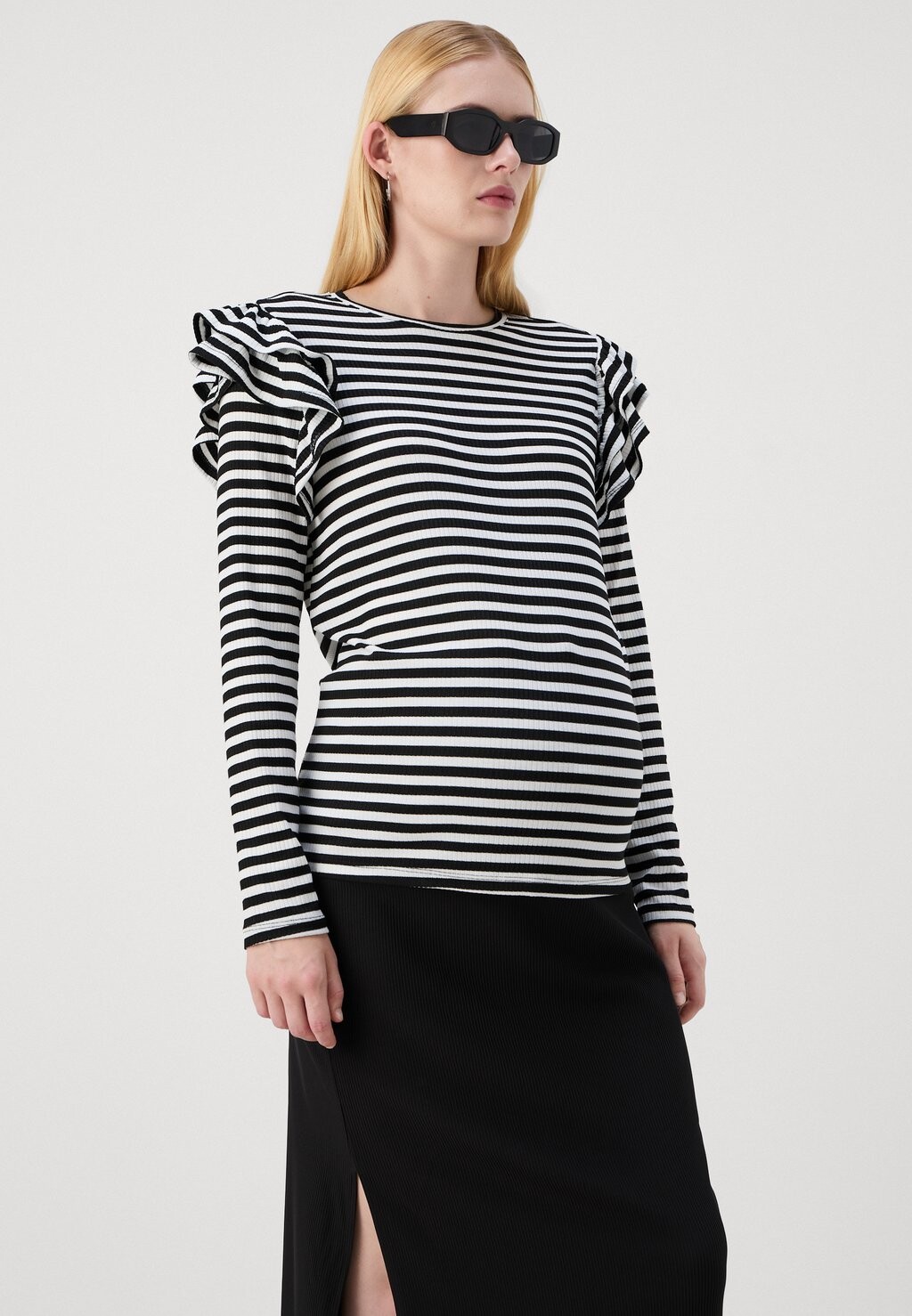 

Юбка макси OLMSALLY SLIT SKIRT ONLY MATERNITY, черный