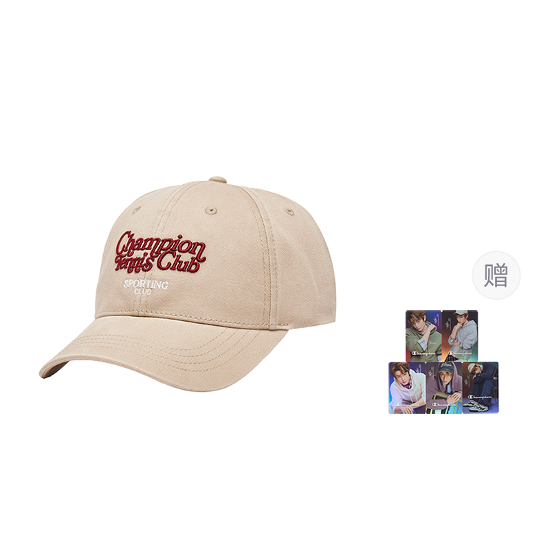 

Champion Хлопковая бейсболка унисекс, Light Bone (Includes A Free Classic Custom Flashcard)