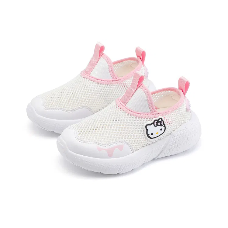 Кроссовки Hello Kitty износостойкие, с эффектом пружинистости, дышащие, легкие, амортизирующие, на платформе Sanrio, White — фото 4