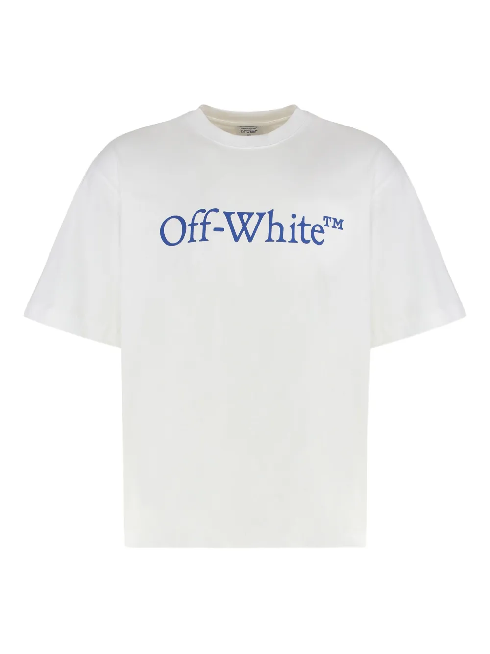 

Хлопковая футболка OFF-WHITE, белый