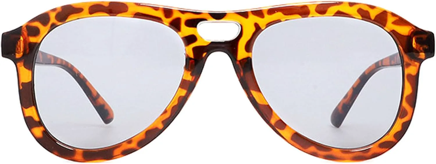 

Ретро-солнцезащитные очки-пилот с двойным лучом для женщин, в стиле 70-х, модные солнцезащитные очки с градиентным коричневым покрытием для мужчин mincl, Leopard Gray