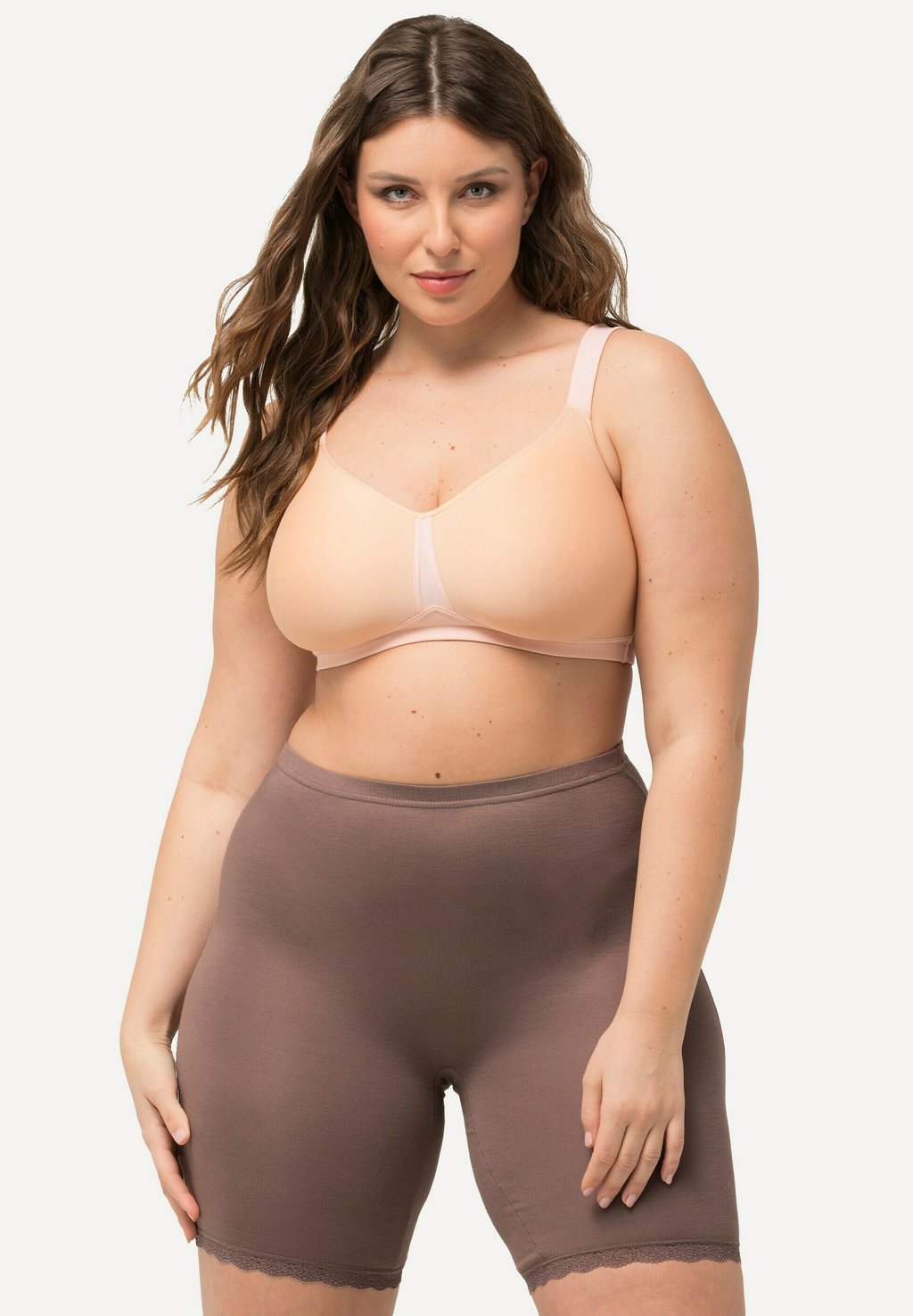 

Пижамные штаны HEM BICYCLE LENGTH Ulla Popken, коричневый