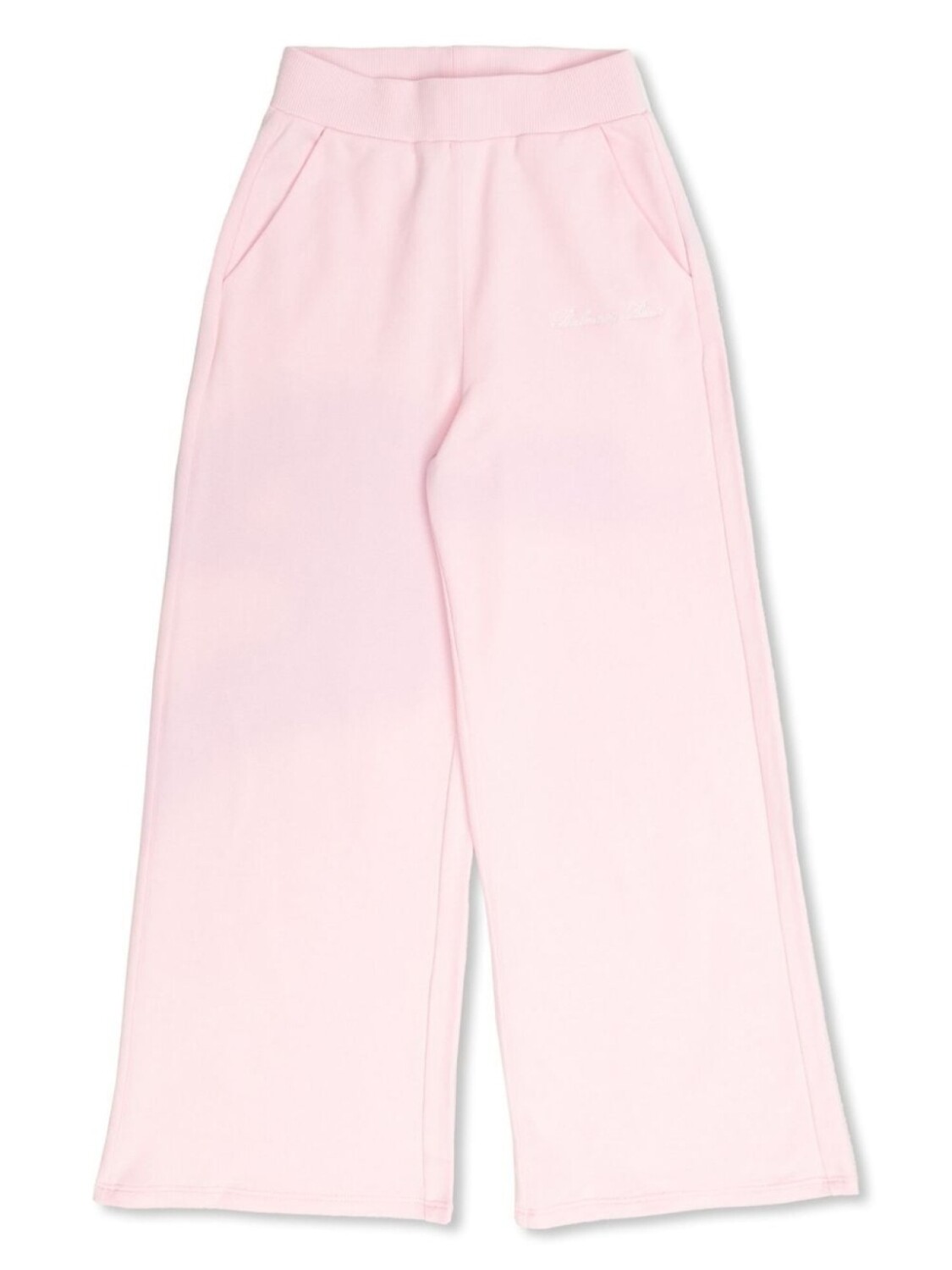 

Balmain Kids широкие хлопковые брюки, розовый