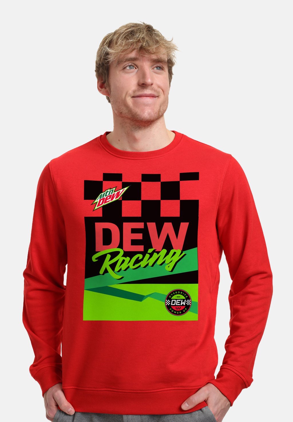 

Толстовка MOUNTAIN DEW RACING Henry Tiger, темно-красный