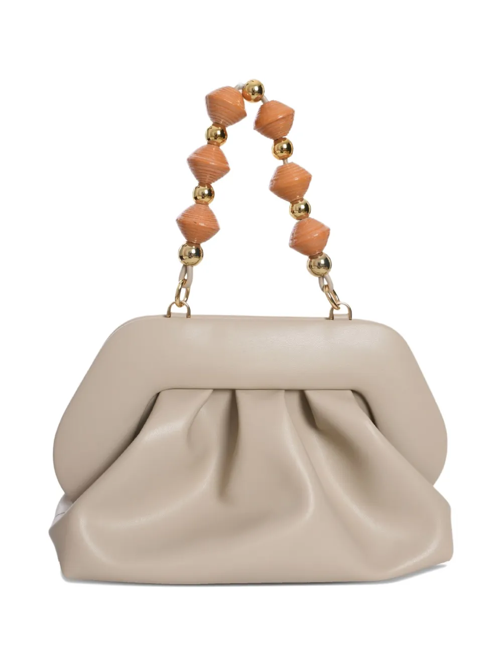 

Сумка со сборками Themoirè, коричневый