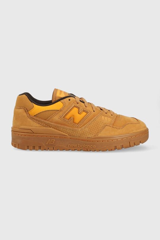

Кроссовки BB550WEA замшевые New Balance, коричневый