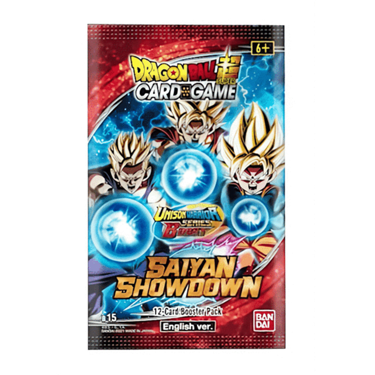 

Карточная игра Dragon Ball Super TCG: Unison Warrior Series 6 - Saiyan Showdown B15 - Booster Pack