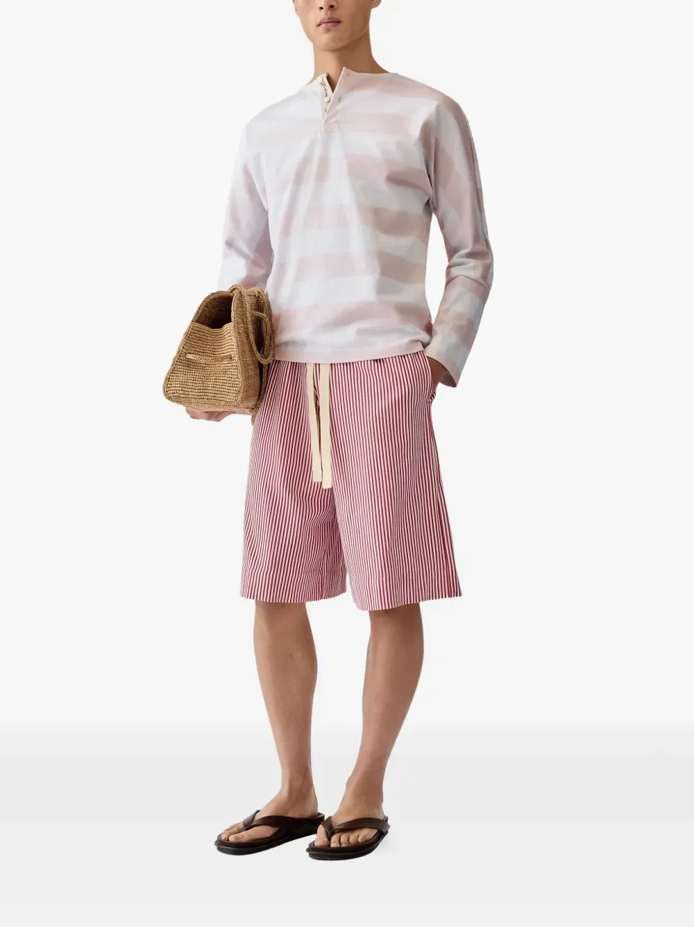Футболка Mariniere с длинными рукавами Jacquemus, белый — фото 2