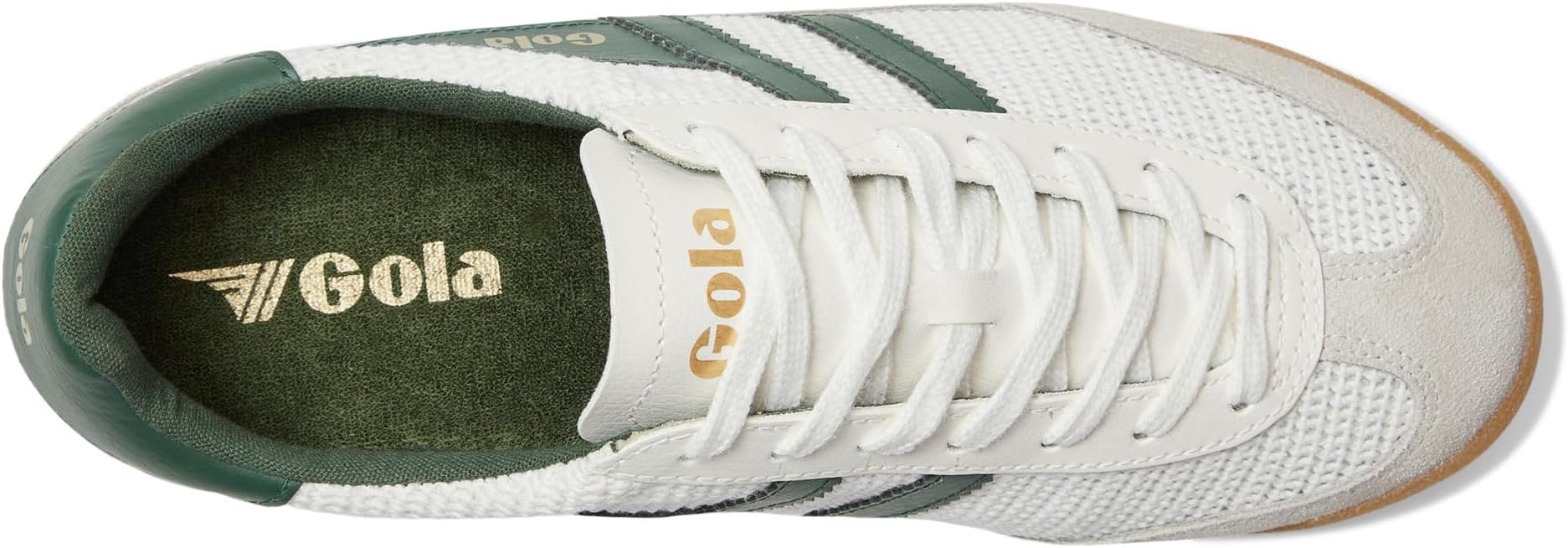 Кроссовки Gola Tornado Zephyr, Off White/Evergreen — фото 2