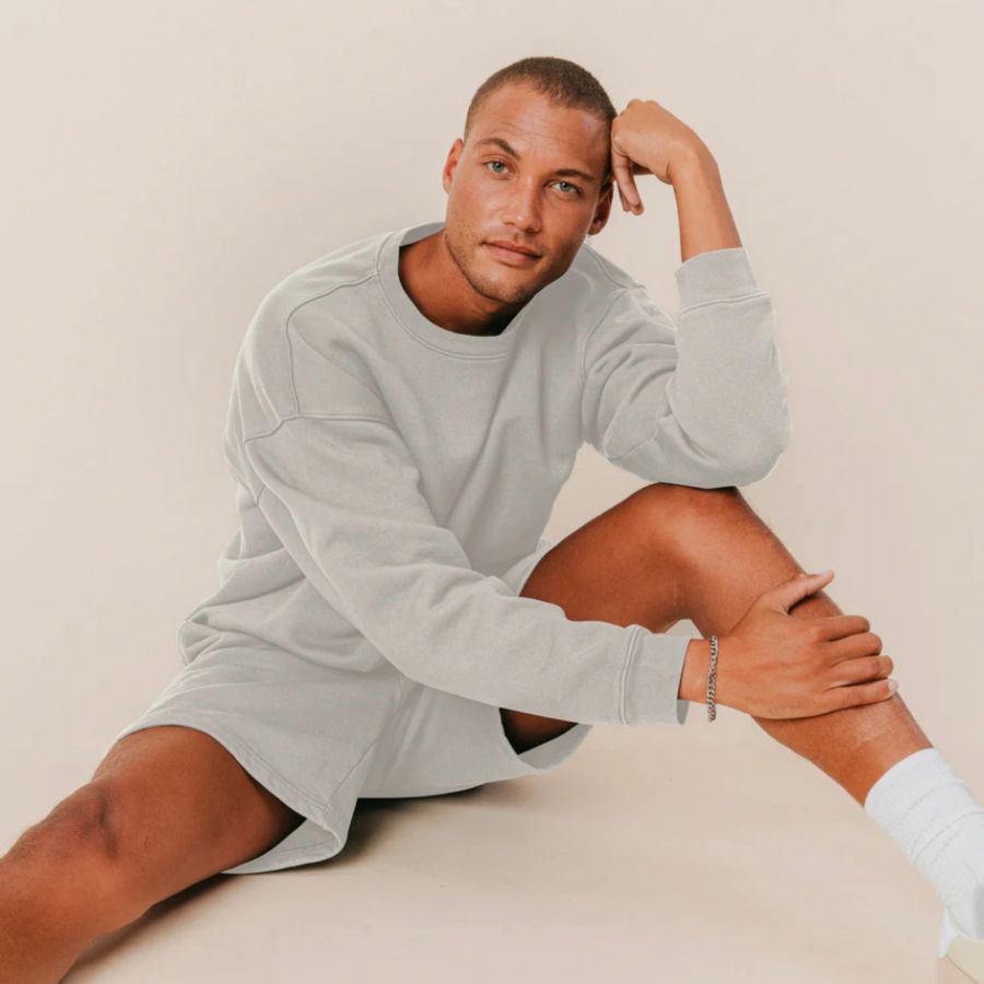 

Мужские шорты из органического хлопка "Тедди" на все случаи жизни Ocio, Stone