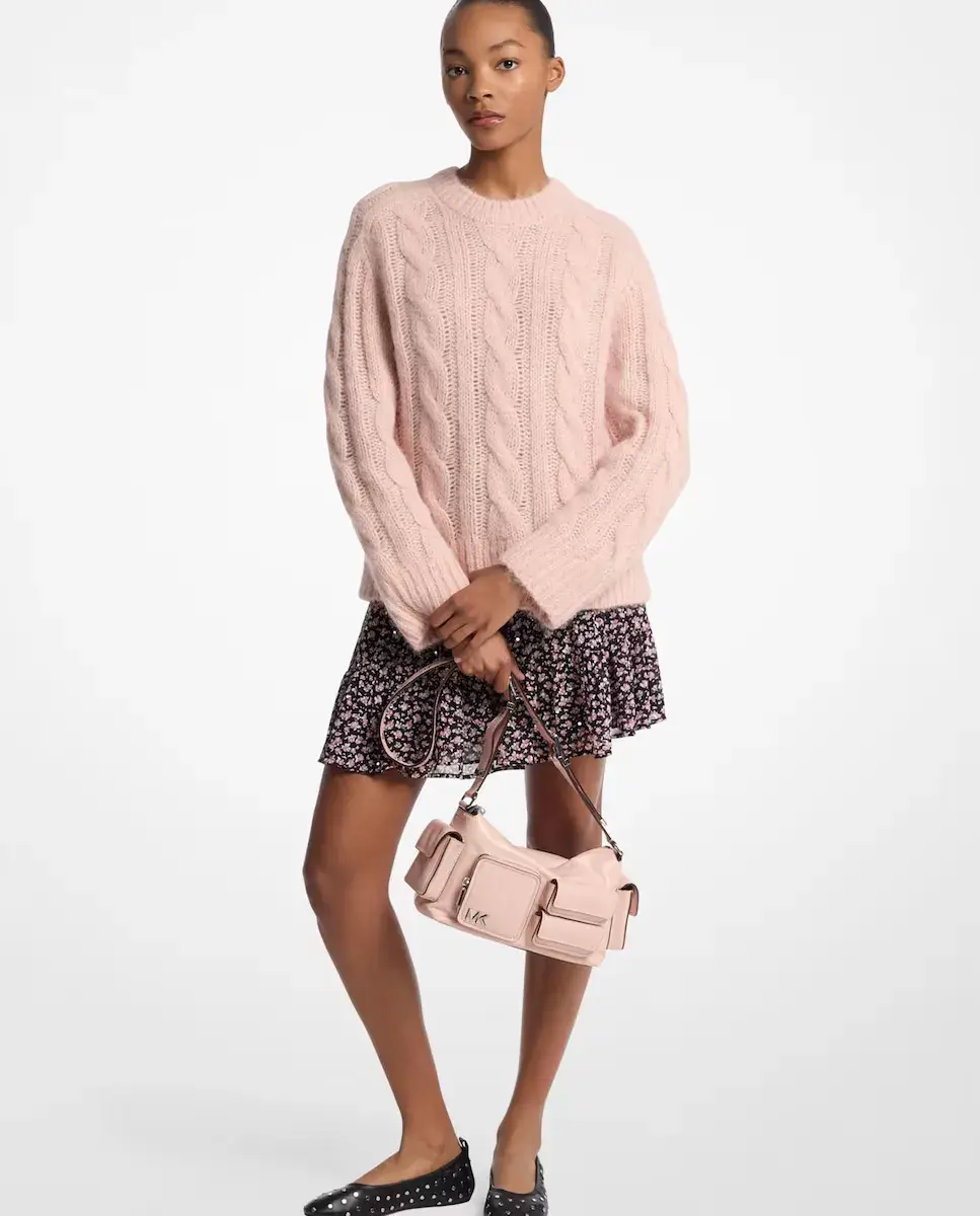 

Короткая юбка из набивного жоржета Michael Michael Kors, мультиколор